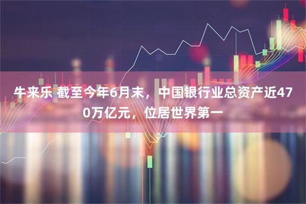 牛来乐 截至今年6月末，中国银行业总资产近470万亿元，位居世界第一