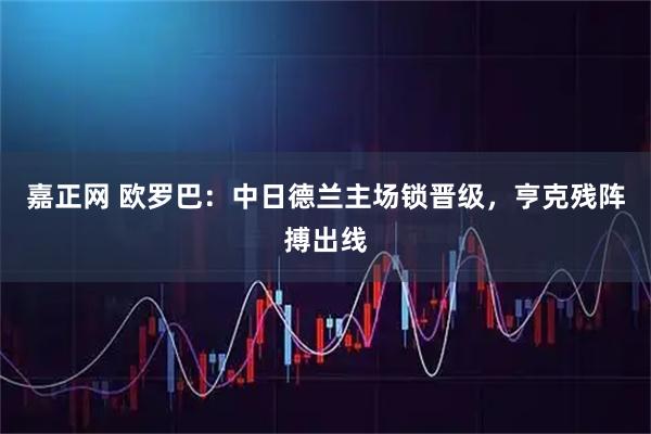 嘉正网 欧罗巴：中日德兰主场锁晋级，亨克残阵搏出线